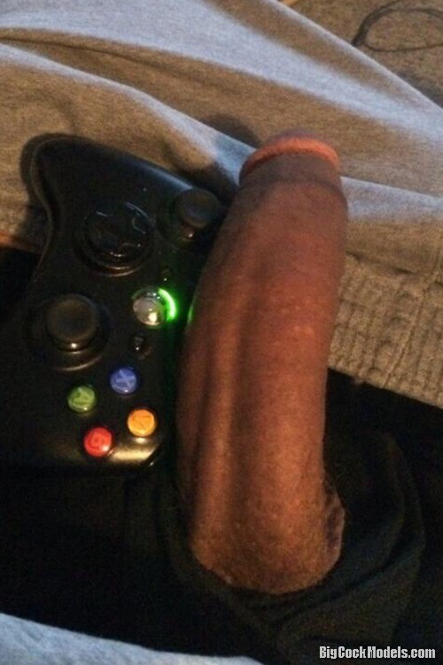 playing xbox with my cock